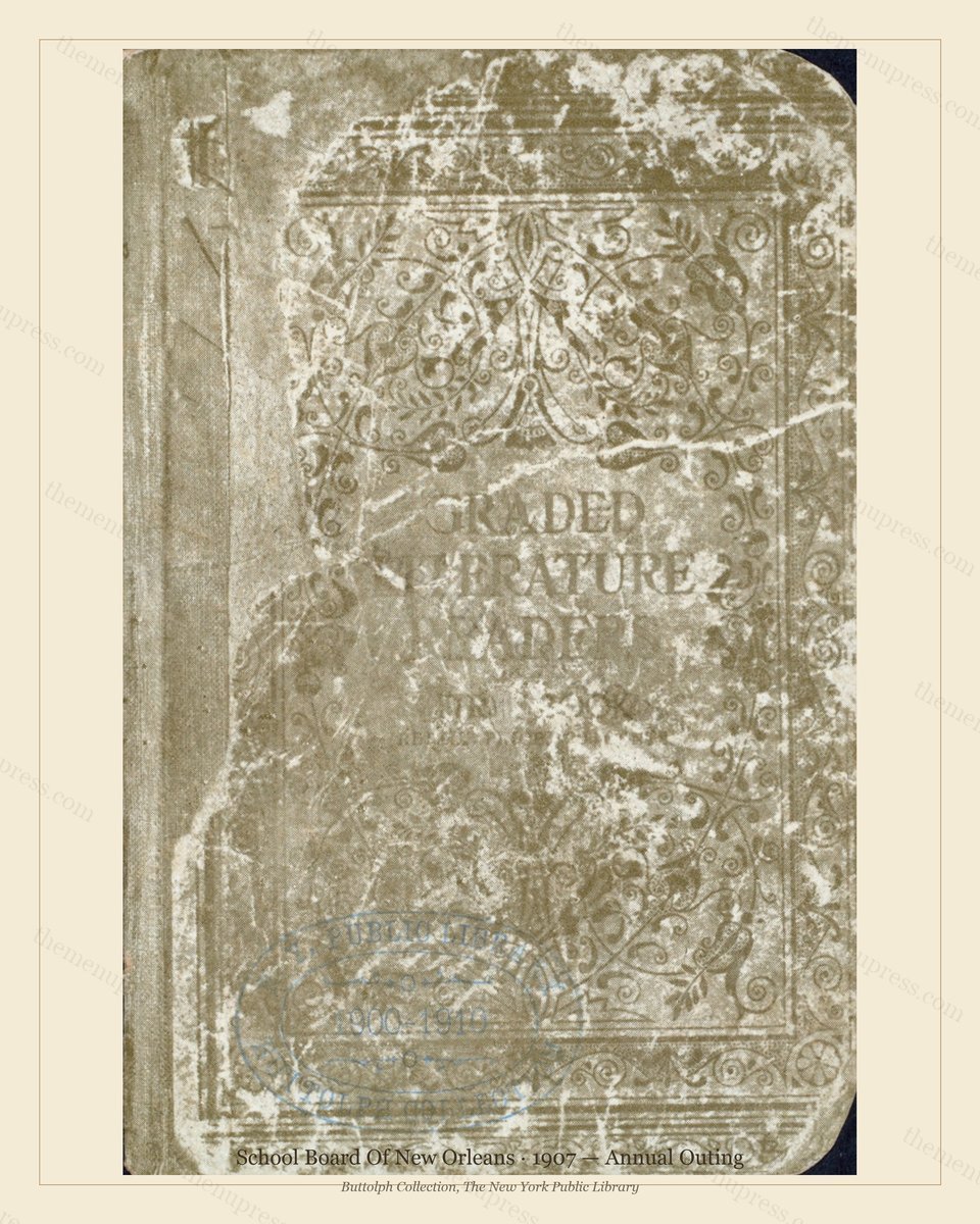 Vintage menu preview — 1907 Vintage Dinner Menu — Nog'S Restaurant, Spanish Fort, New Orle, Classic NYC