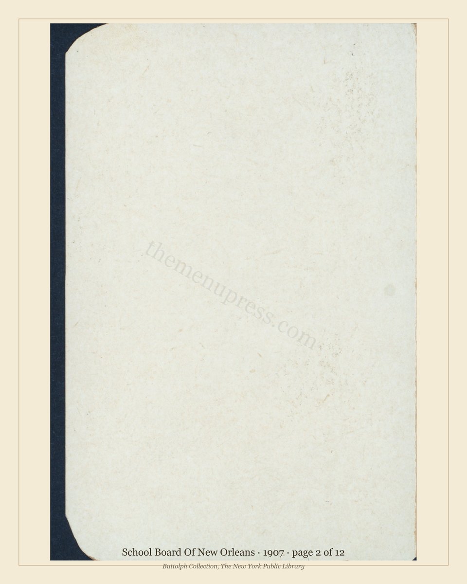 Vintage menu — page 2 of 10