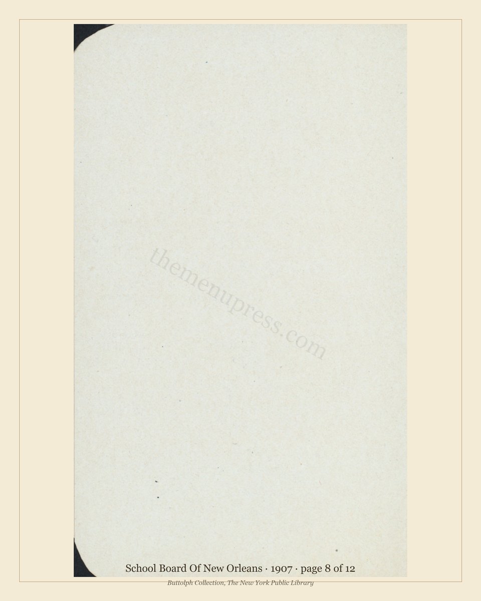 Vintage menu — page 8 of 10