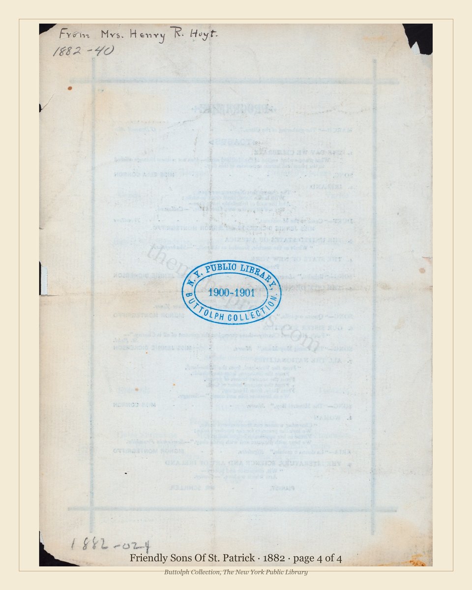 Vintage menu — page 4 of 4