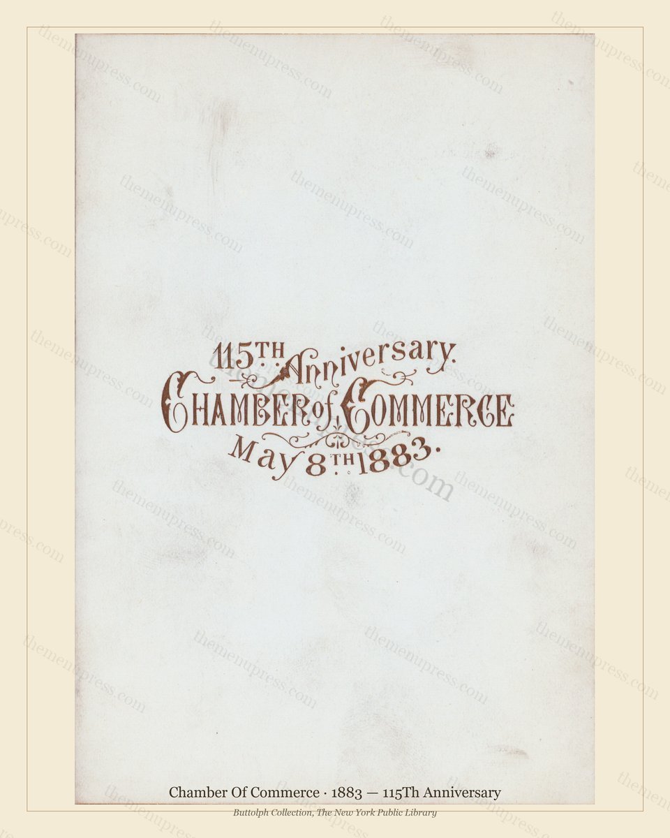 Vintage menu preview — 1883 Vintage Dinner Menu — Delmonico, New York, Ny, Classic NYC French Restauran