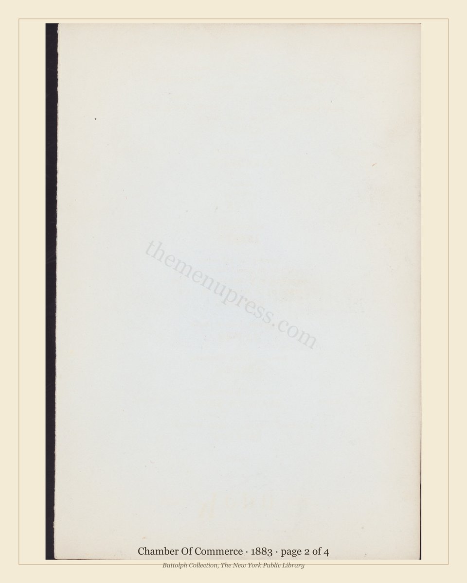 Vintage menu — page 2 of 4