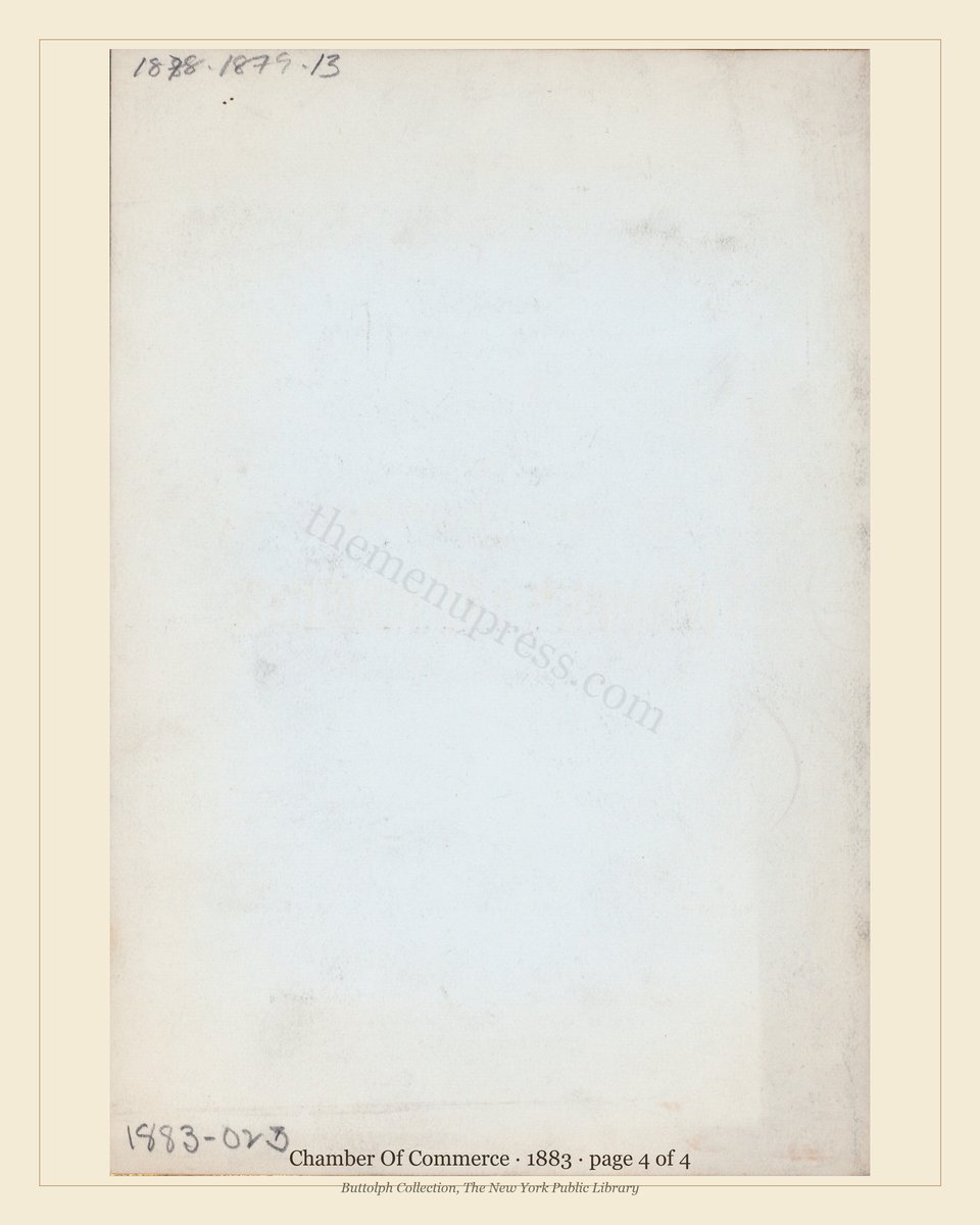 Vintage menu — page 4 of 4