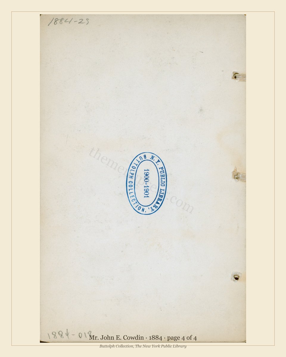 Vintage menu — page 4 of 4