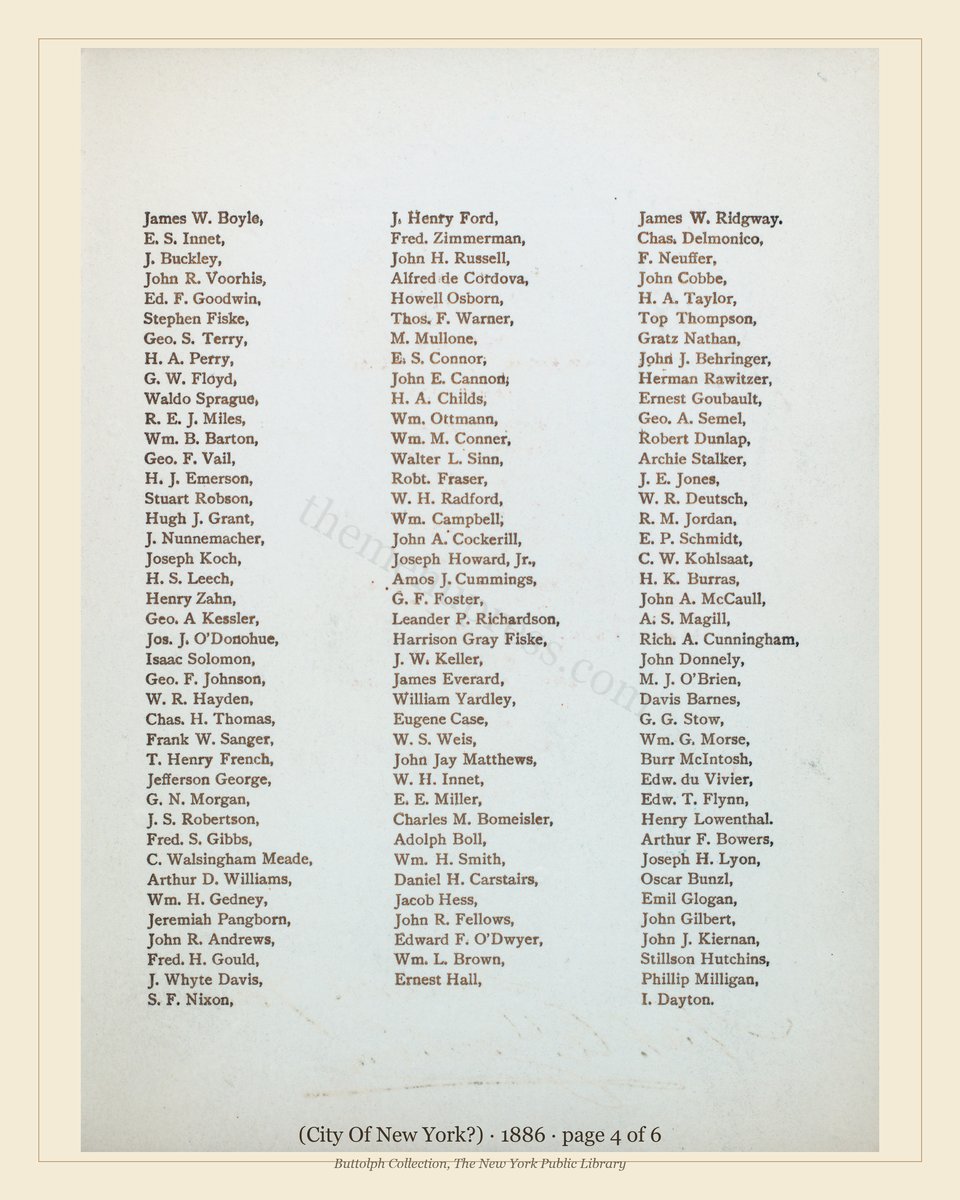 Vintage menu — page 4 of 6