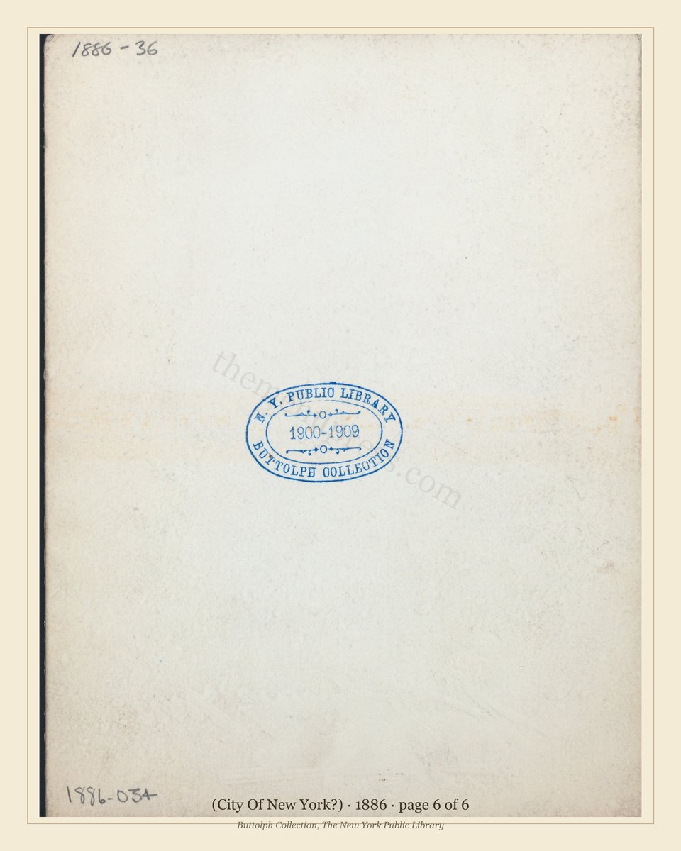 Vintage menu — page 6 of 6