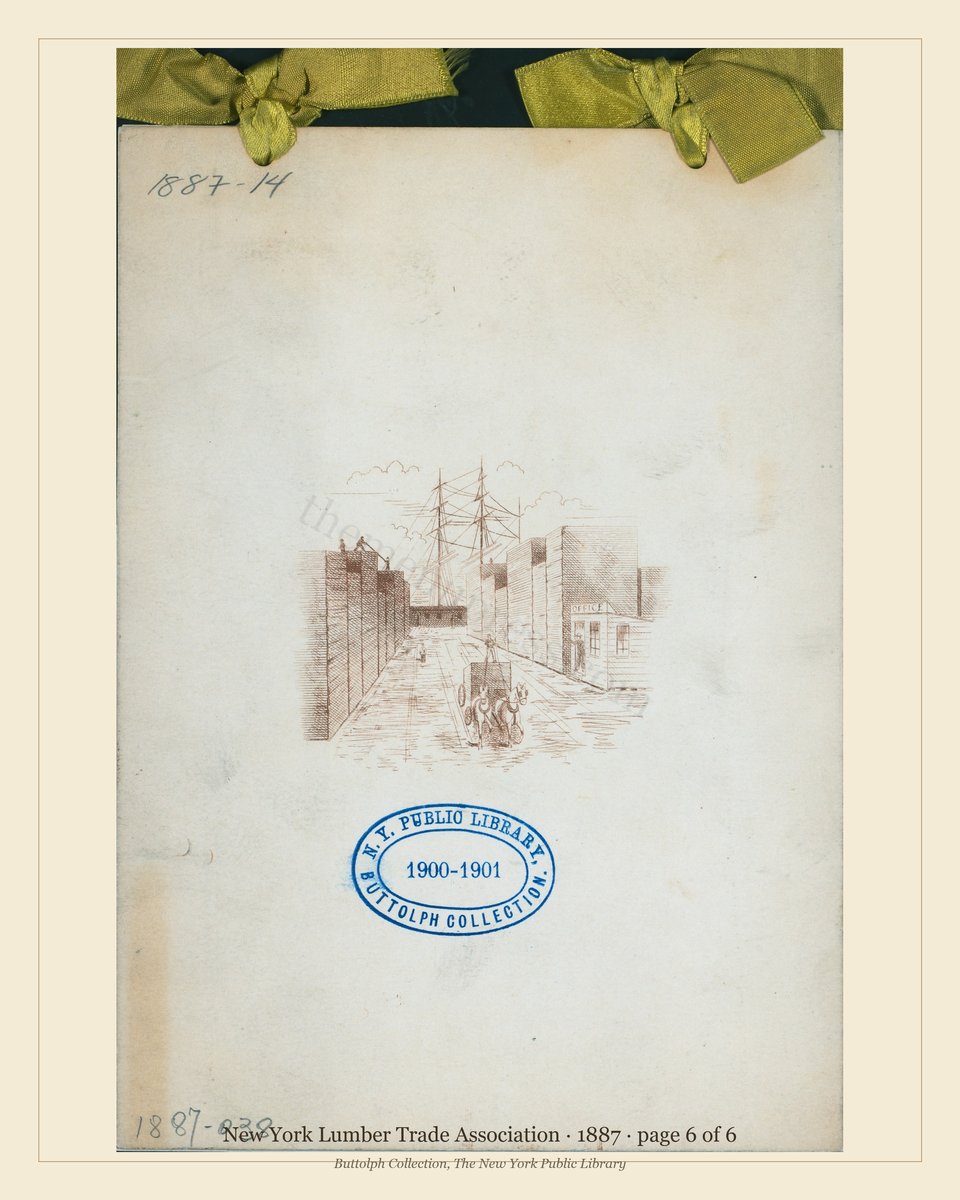 Vintage menu — page 6 of 6