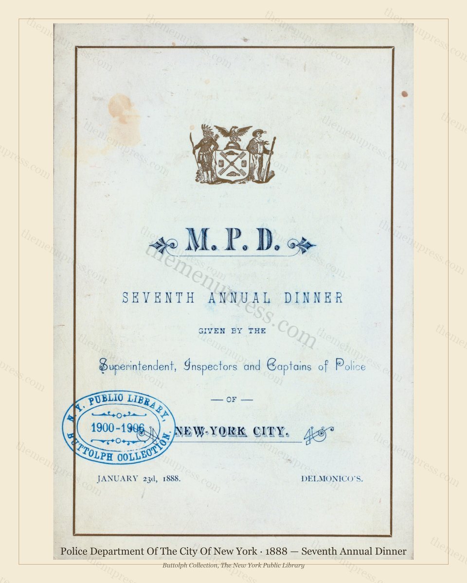 Vintage menu preview — 1888 Vintage Dinner Menu — Delmonico'S, Classic NYC French Restaurant (Complete