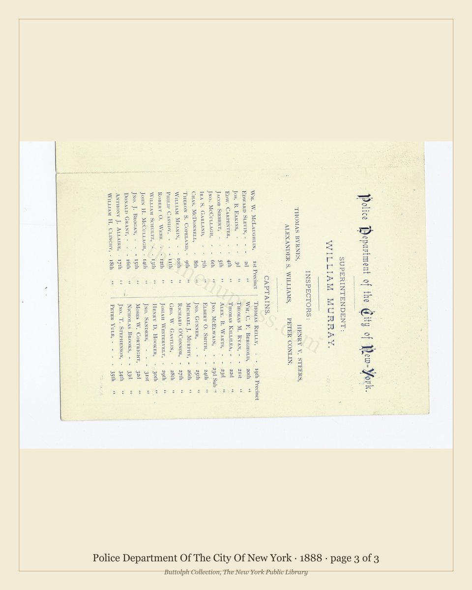 Vintage menu — page 3 of 3