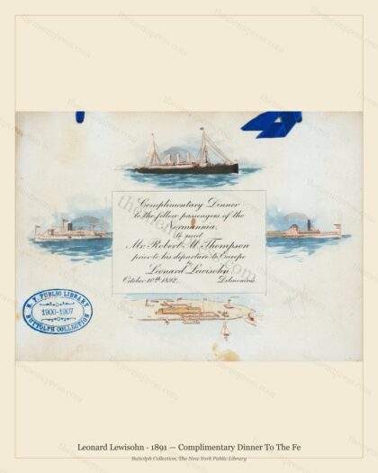 Vintage menu preview — 1891 Vintage Dinner Menu — Delmonico'S, New York, Classic NYC French Restaurant