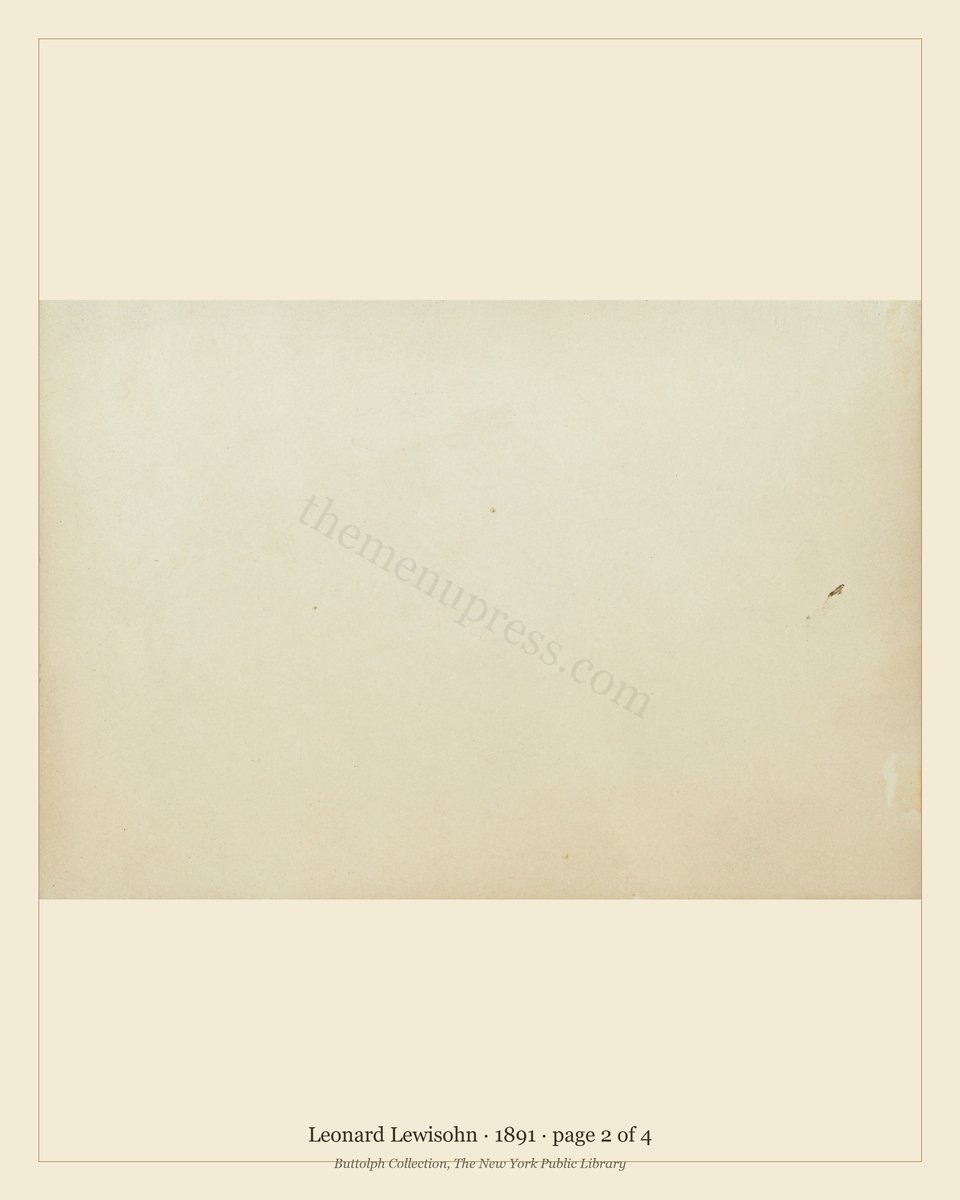 Vintage menu — page 2 of 4
