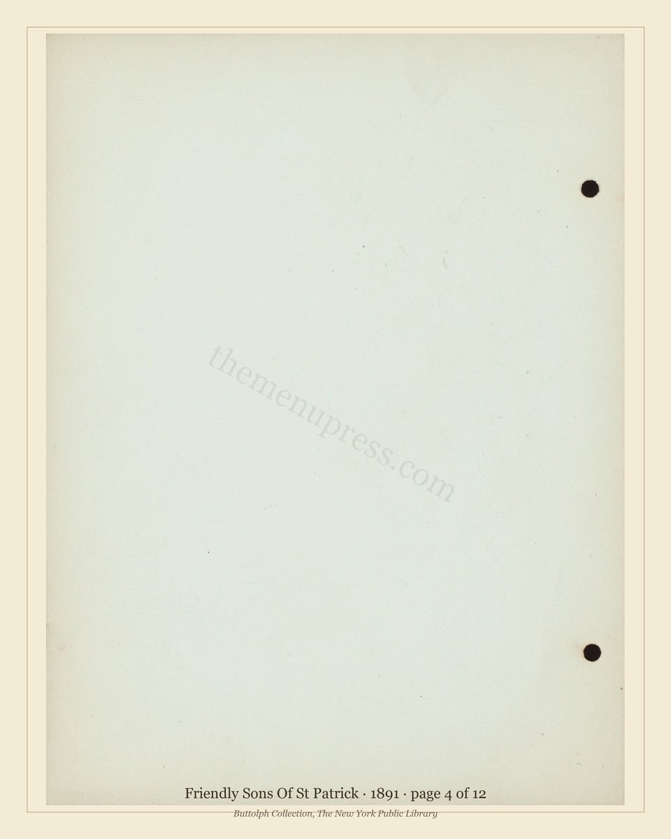 Vintage menu — page 4 of 12