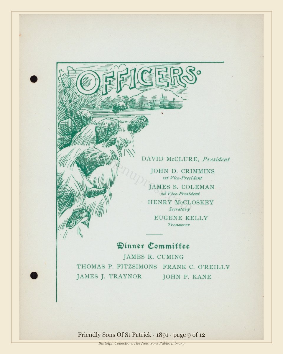 Vintage menu — page 9 of 12