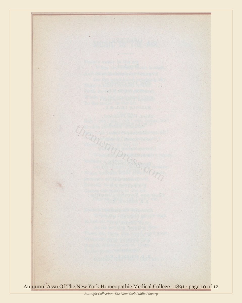 Vintage menu — page 9 of 11