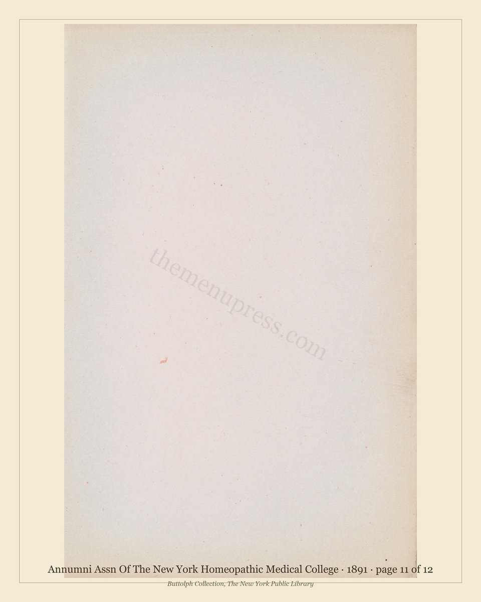 Vintage menu — page 10 of 11