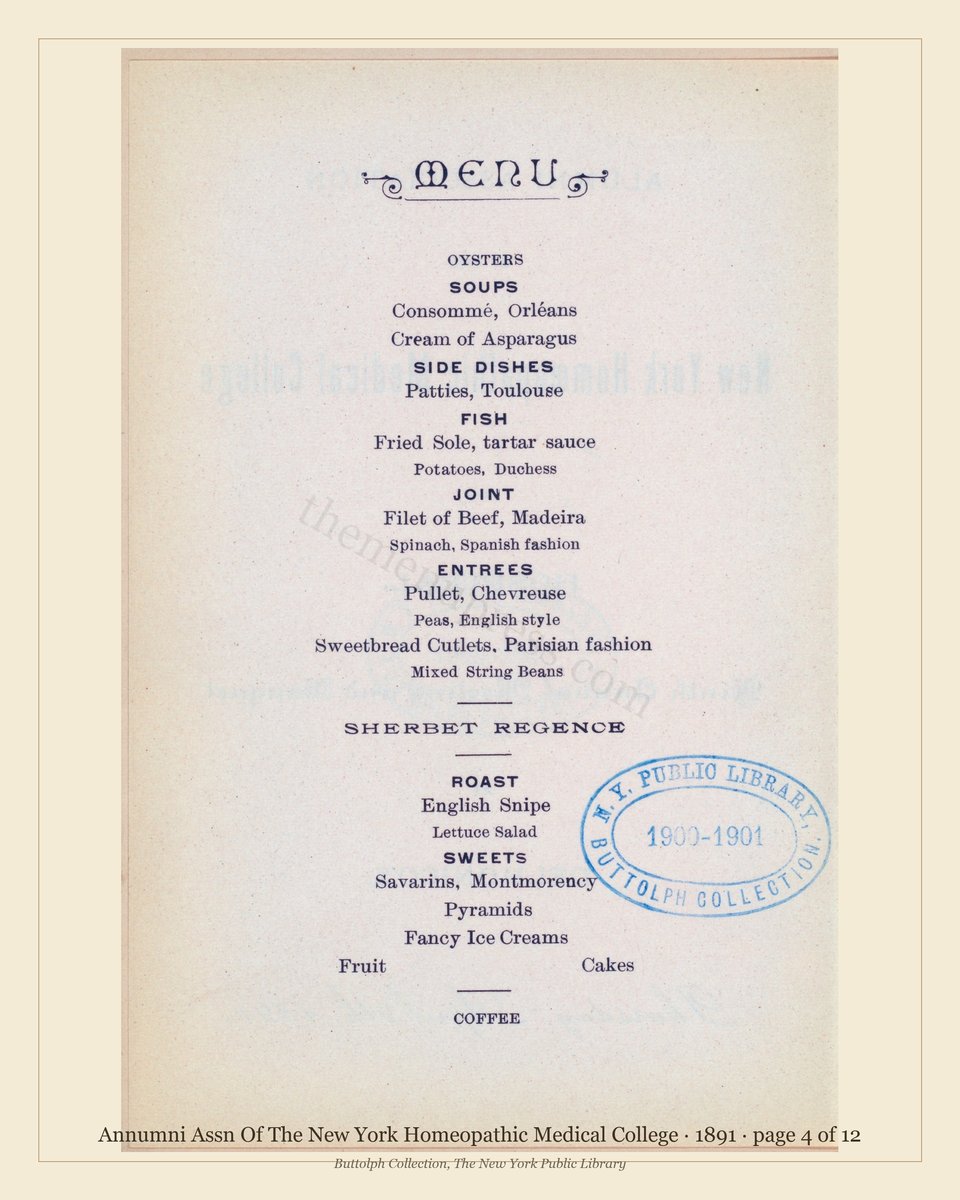 Vintage menu — page 4 of 11