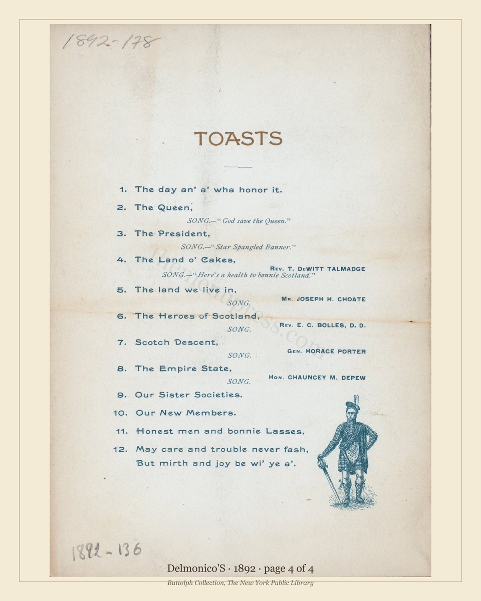 Vintage menu — page 4 of 4
