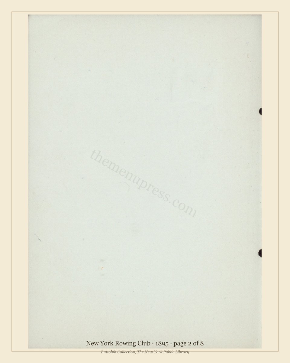 Vintage menu — page 2 of 8