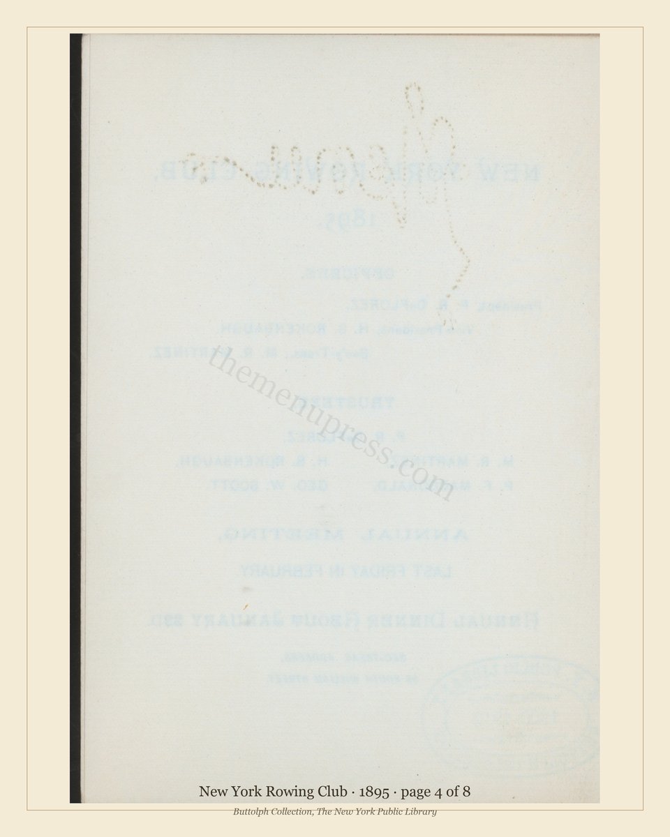 Vintage menu — page 4 of 8
