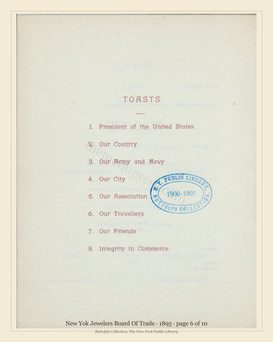 Vintage menu — page 6 of 10