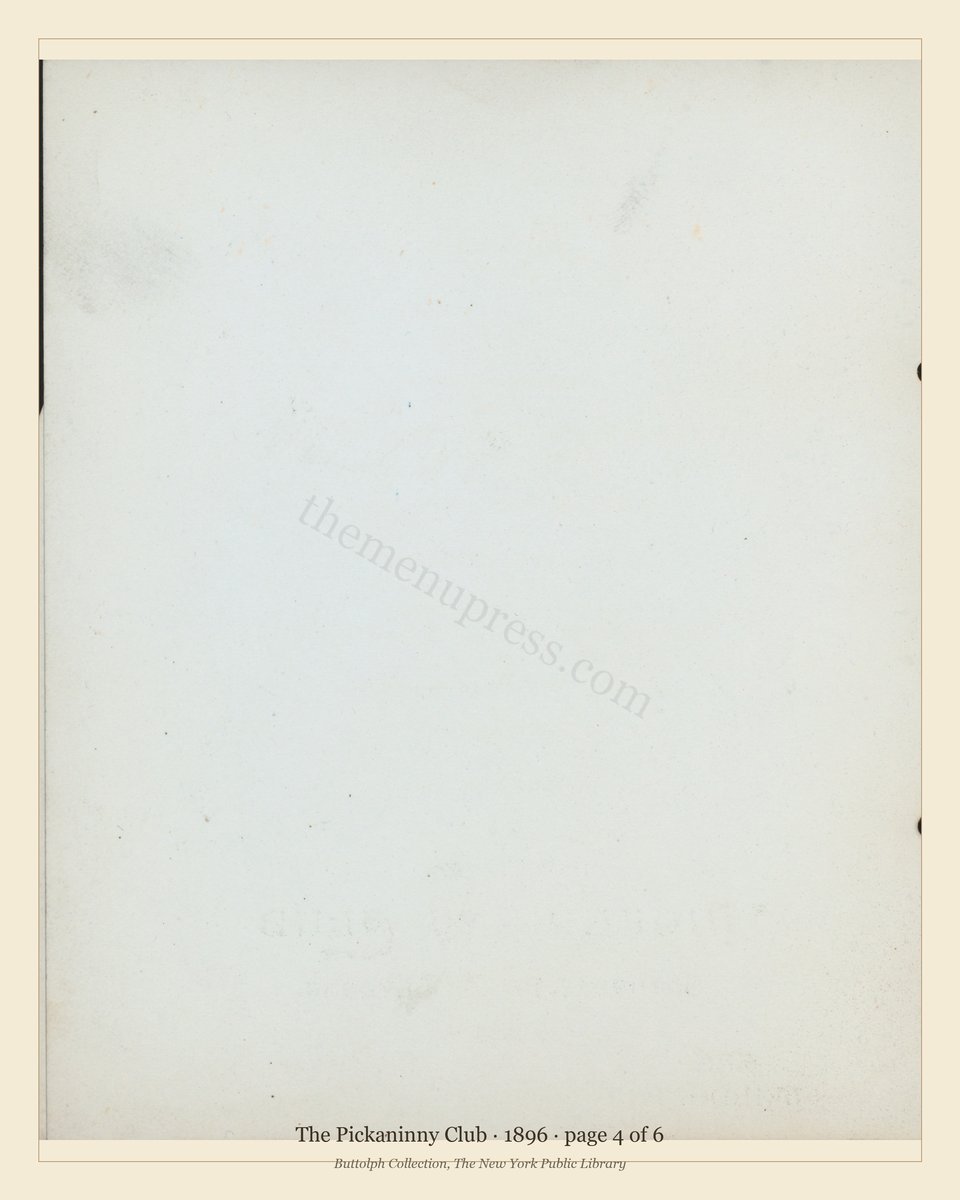 Vintage menu — page 4 of 6
