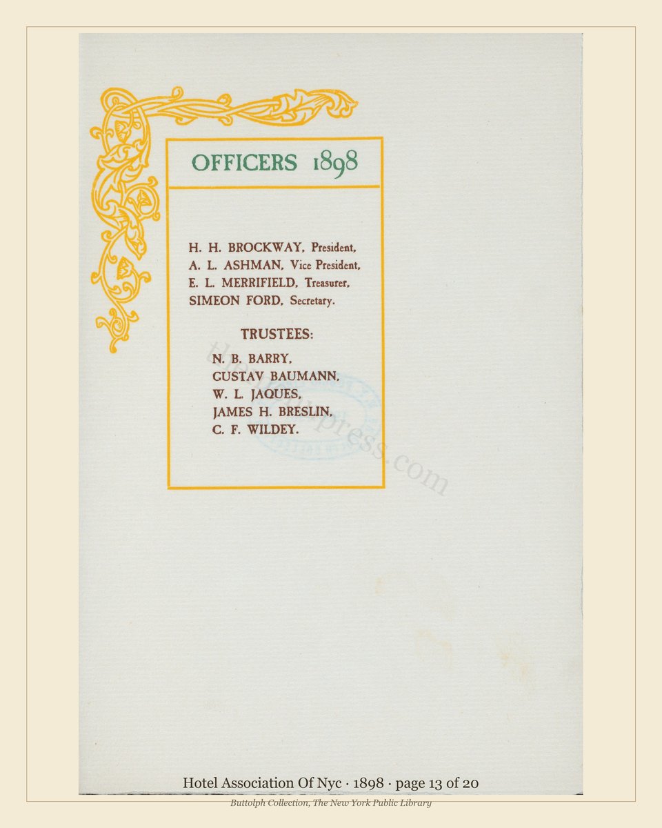 Vintage menu — page 13 of 20