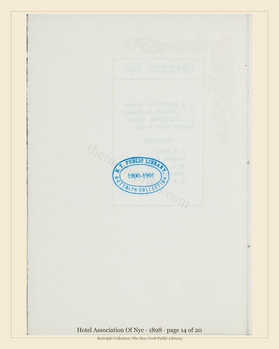 Vintage menu — page 14 of 20