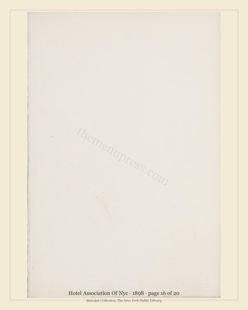 Vintage menu — page 16 of 20