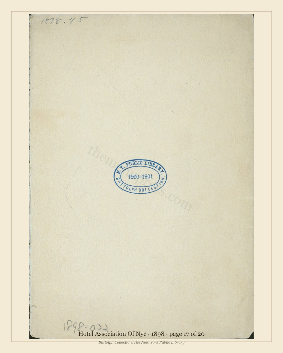 Vintage menu — page 17 of 20