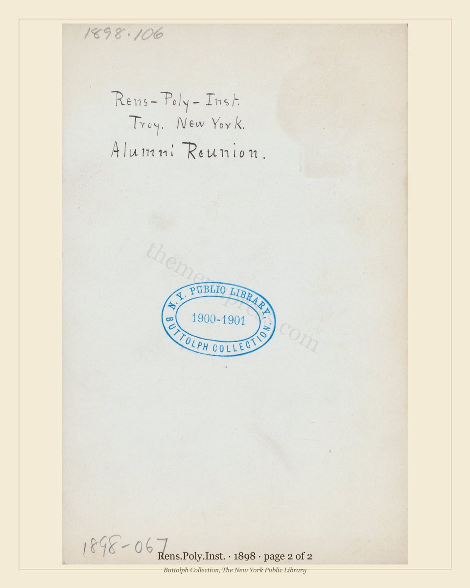 Vintage menu — page 2 of 2