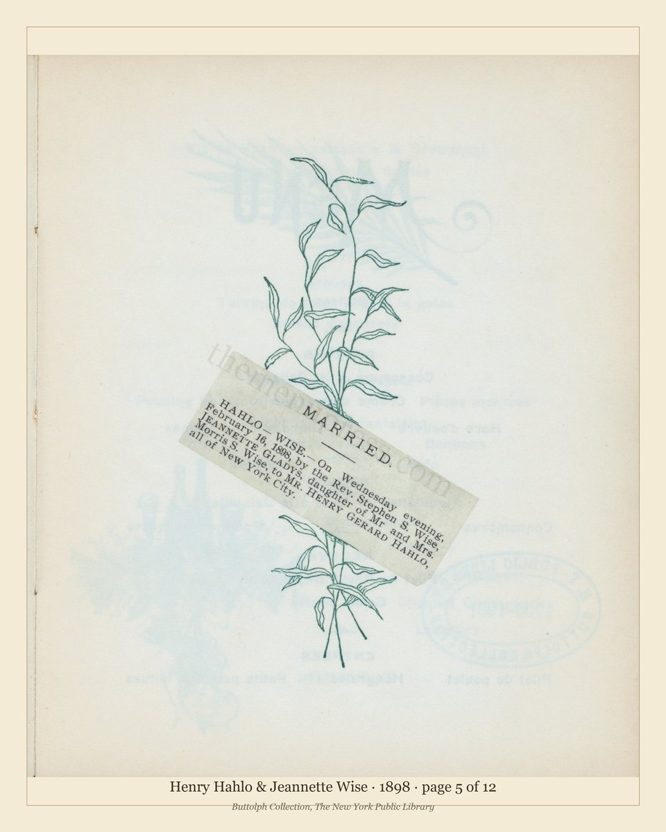 Vintage menu — page 5 of 11