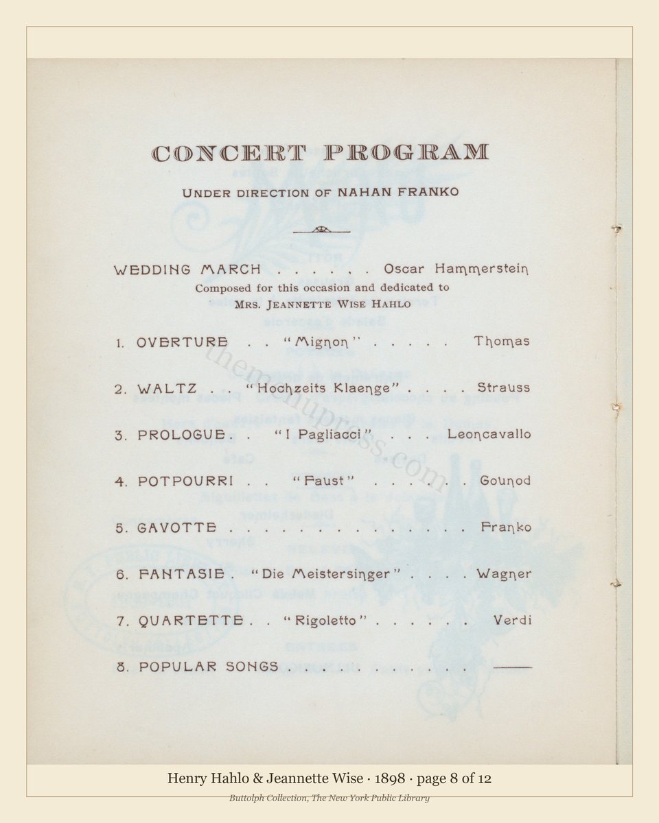 Vintage menu — page 8 of 11