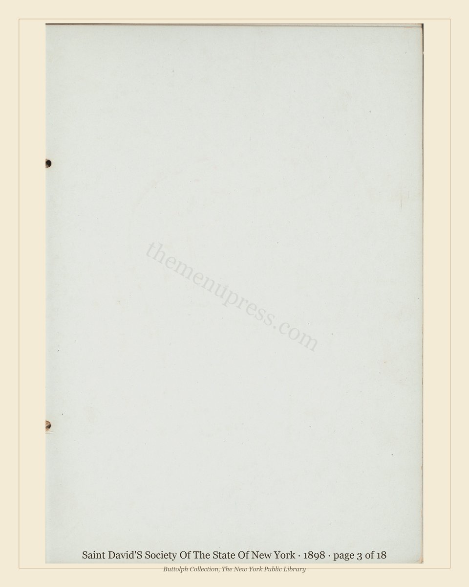 Vintage menu — page 3 of 17