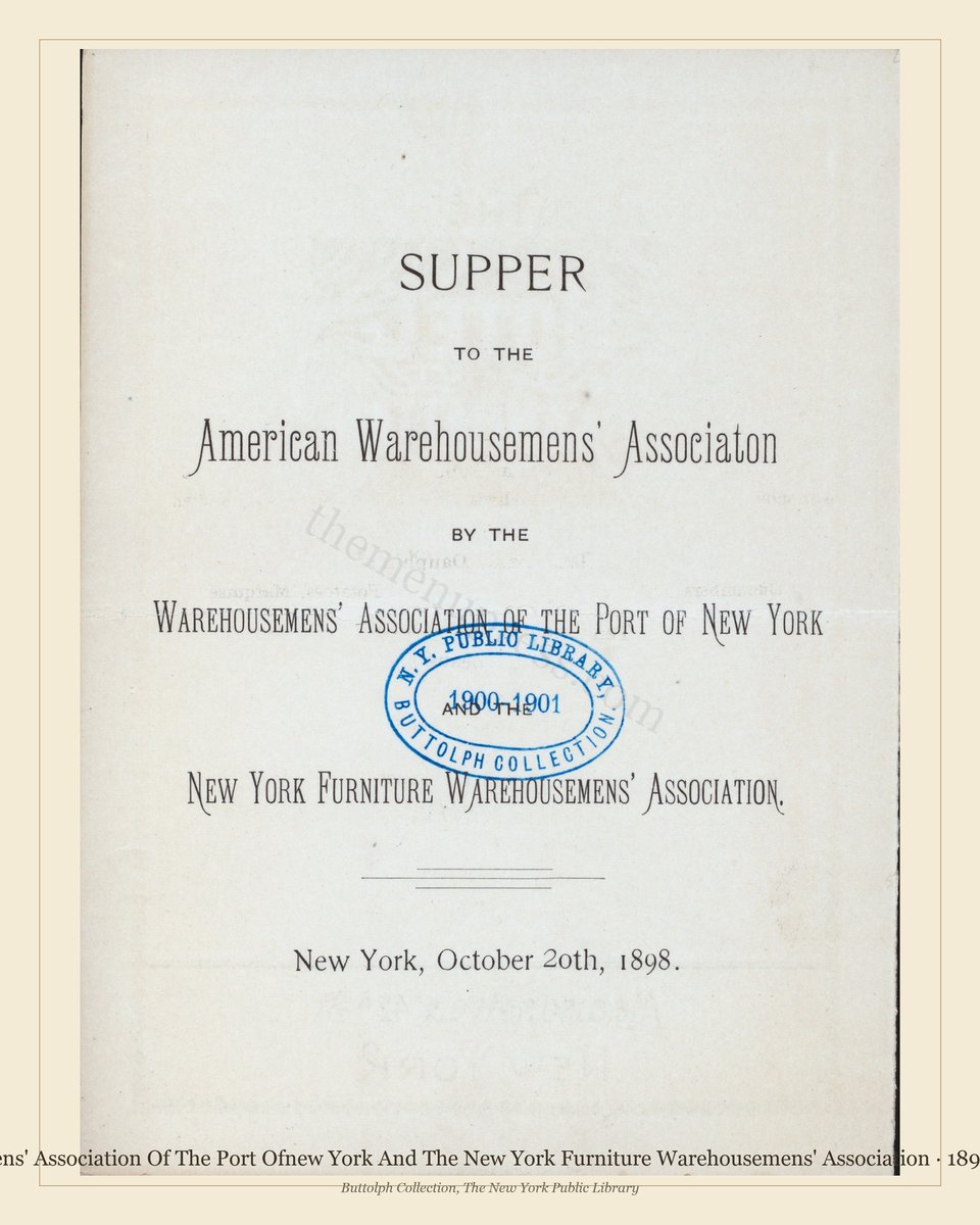 Vintage menu — page 2 of 4
