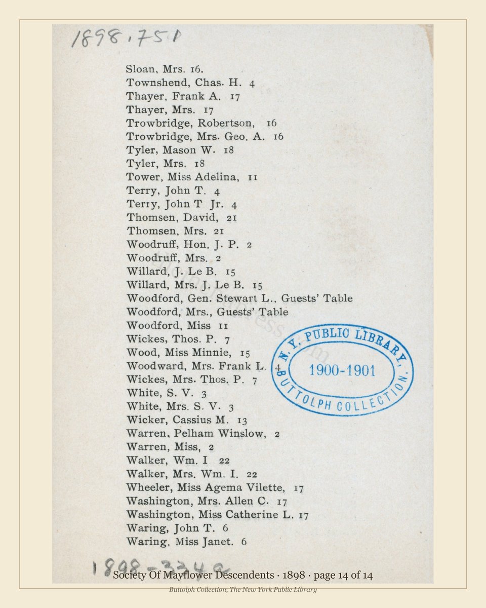 Vintage menu — page 14 of 14