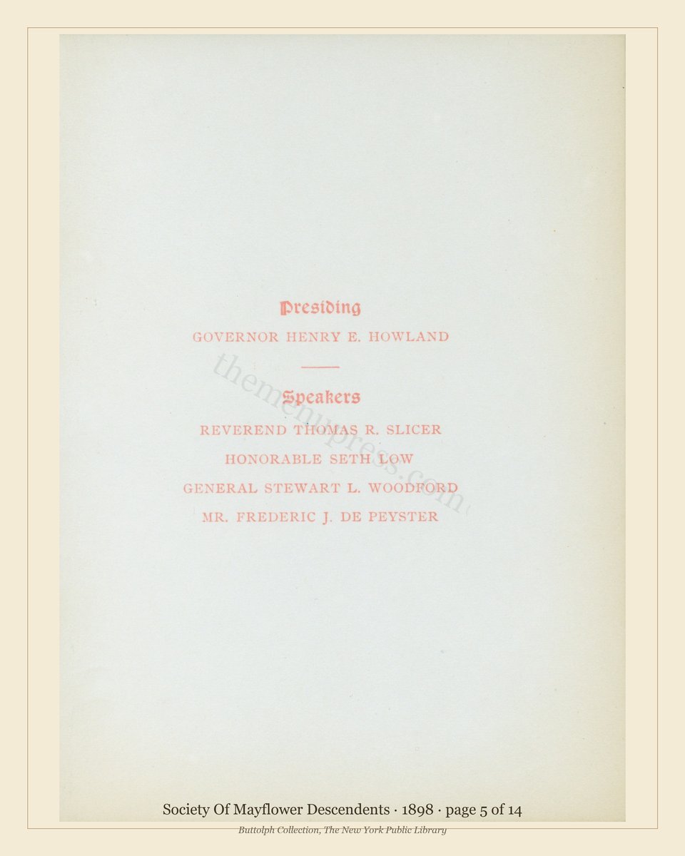 Vintage menu — page 5 of 14
