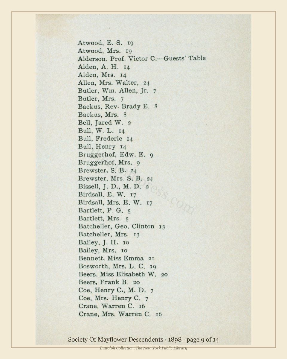 Vintage menu — page 9 of 14