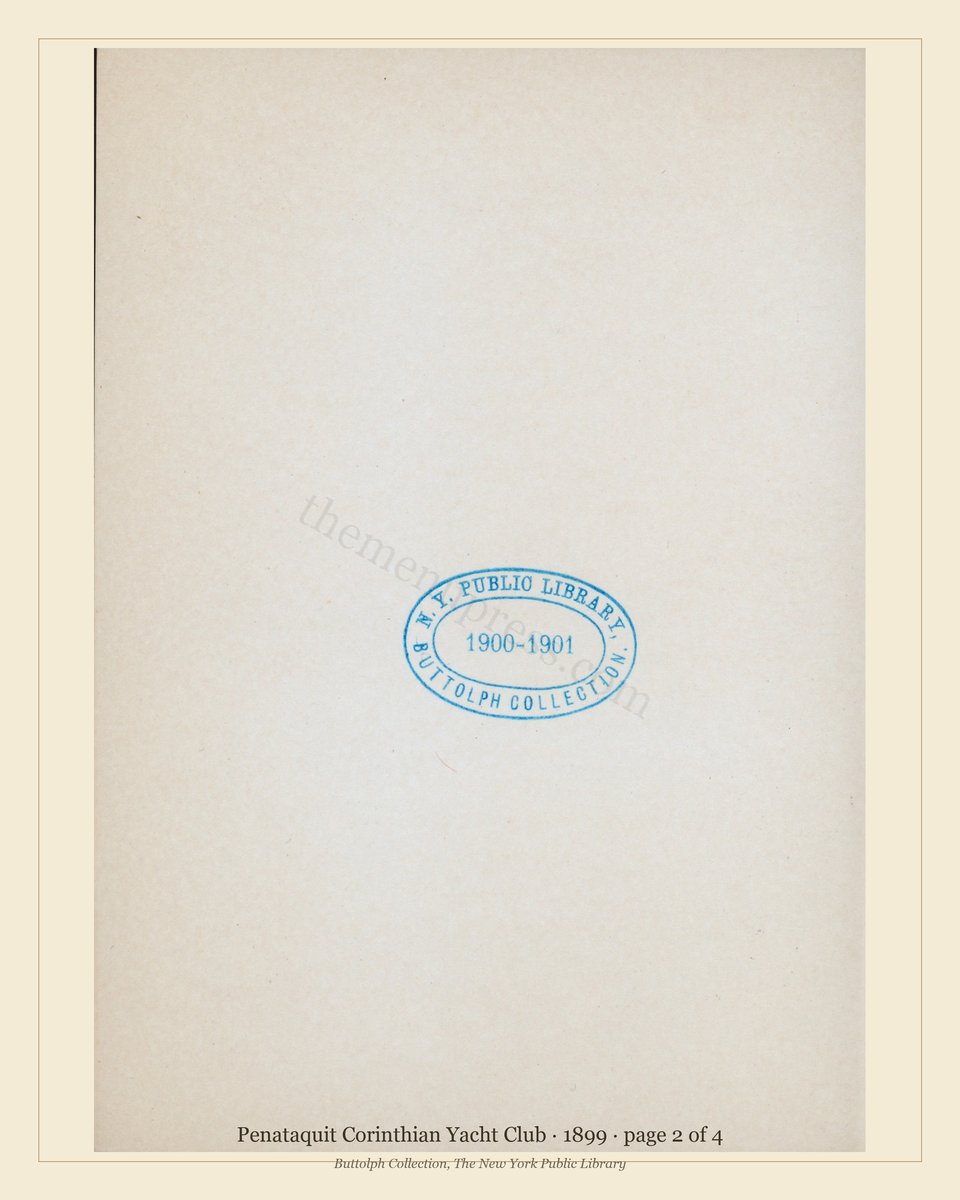 Vintage menu — page 2 of 4