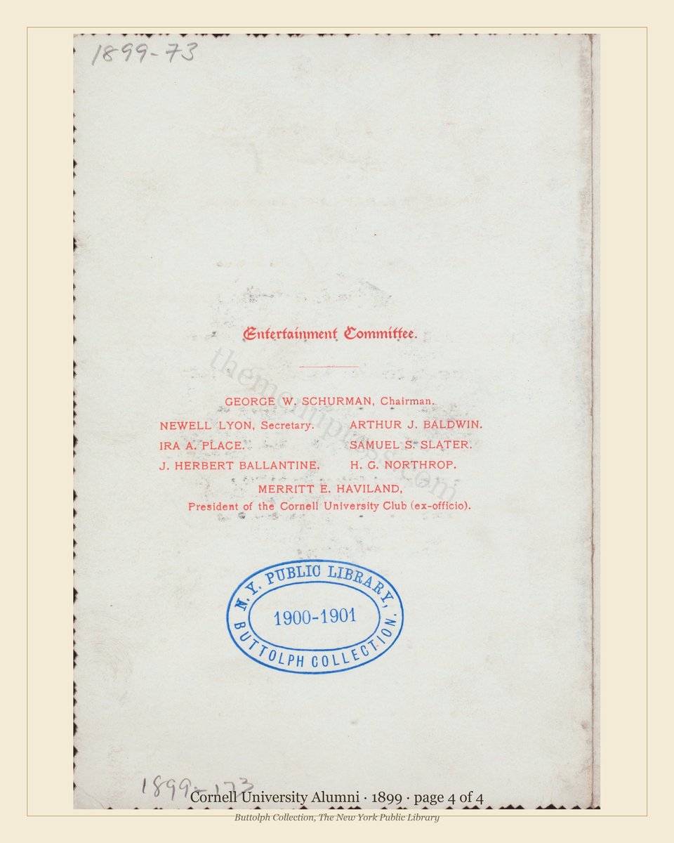 Vintage menu — page 4 of 4