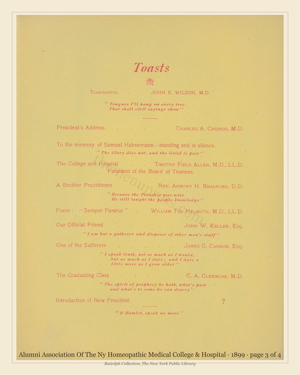 Vintage menu — page 3 of 4
