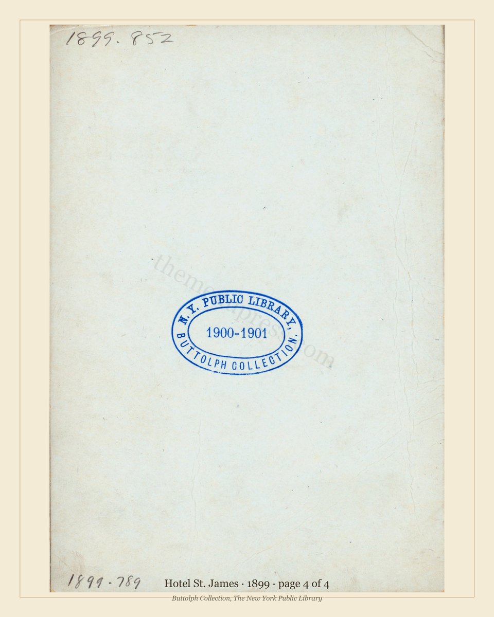 Vintage menu — page 4 of 4