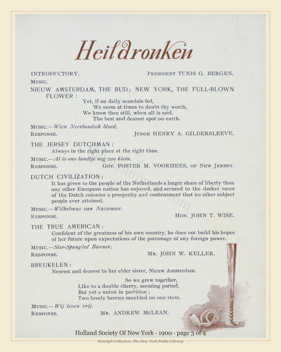 Vintage menu — page 3 of 3