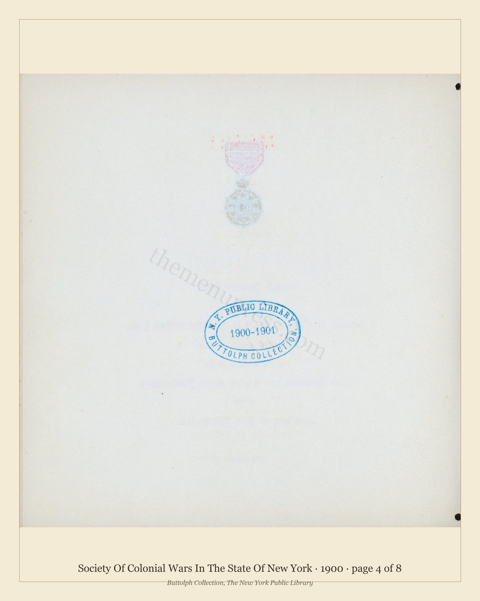 Vintage menu — page 4 of 7