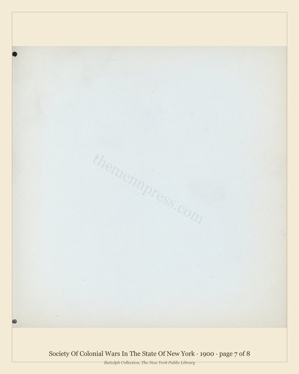 Vintage menu — page 7 of 7