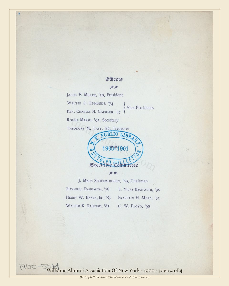 Vintage menu — page 4 of 4