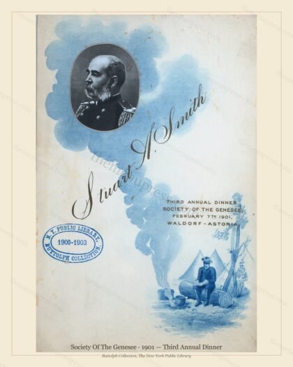 Vintage menu preview — 1901 Vintage Dinner Menu — Society of the Genesee, Manhattan Gilded Age Banquet