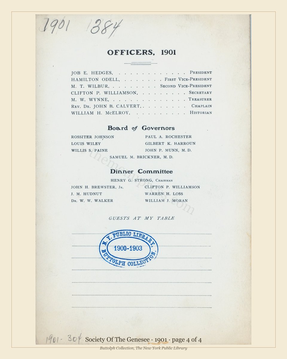 Vintage menu — page 4 of 4