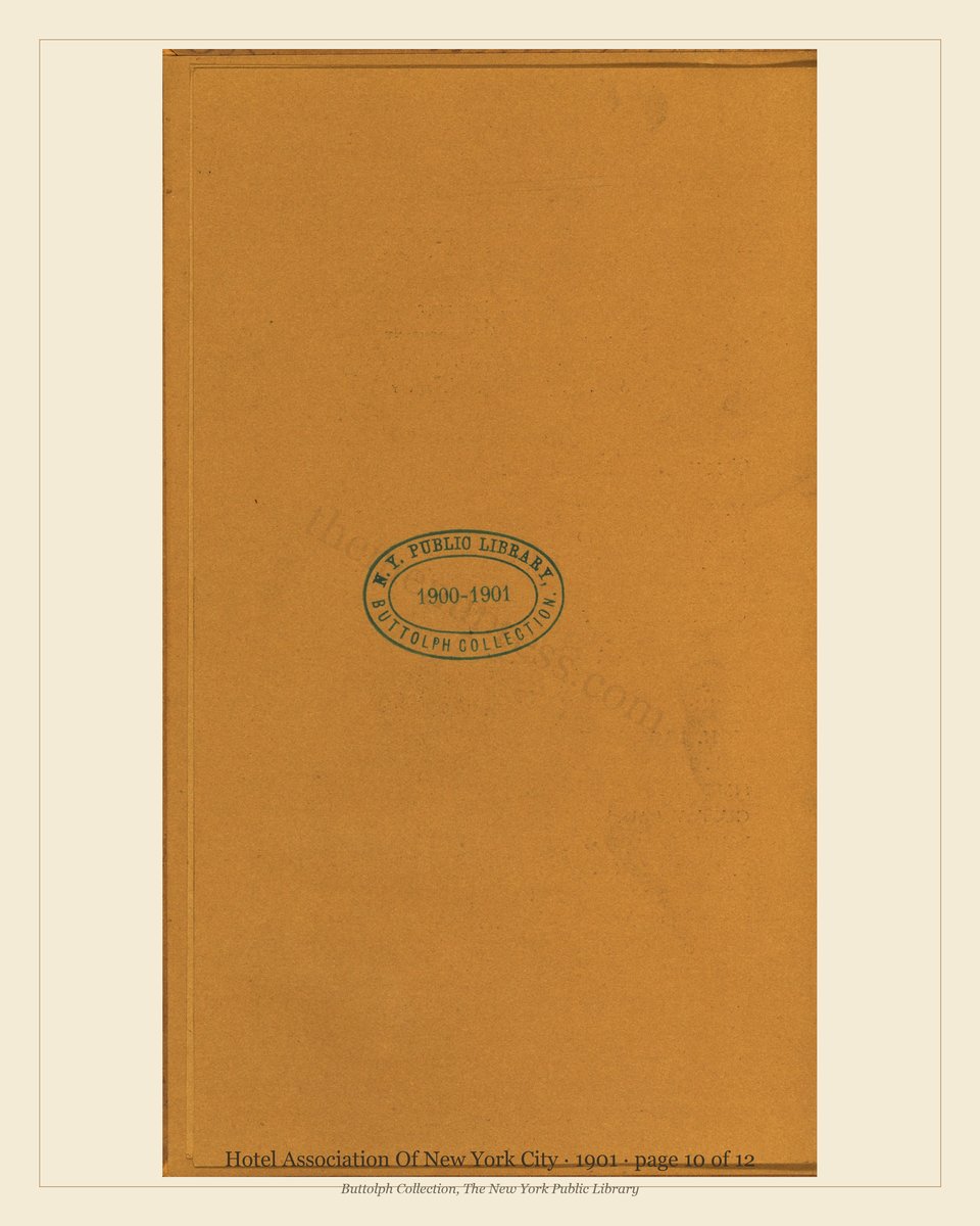 Vintage menu — page 10 of 12