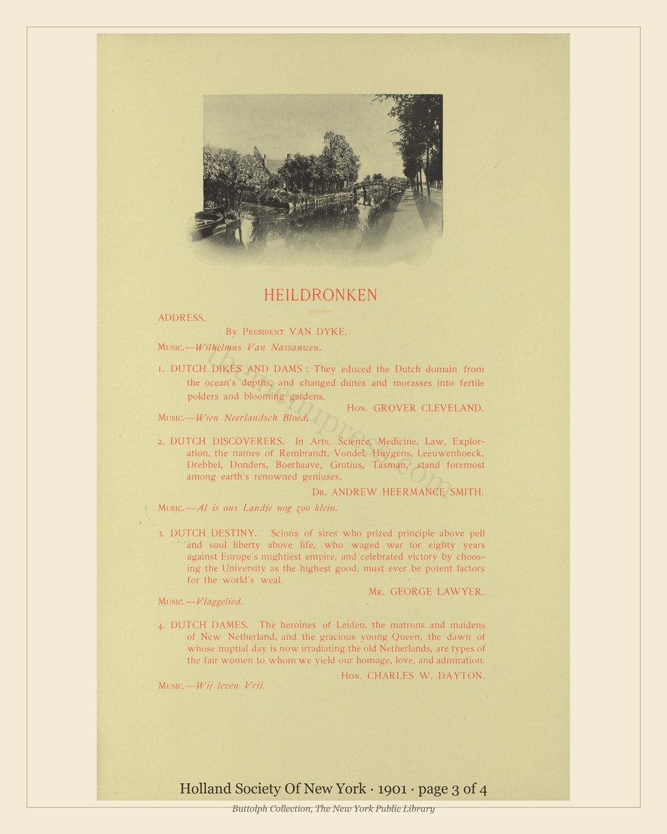 Vintage menu — page 3 of 4