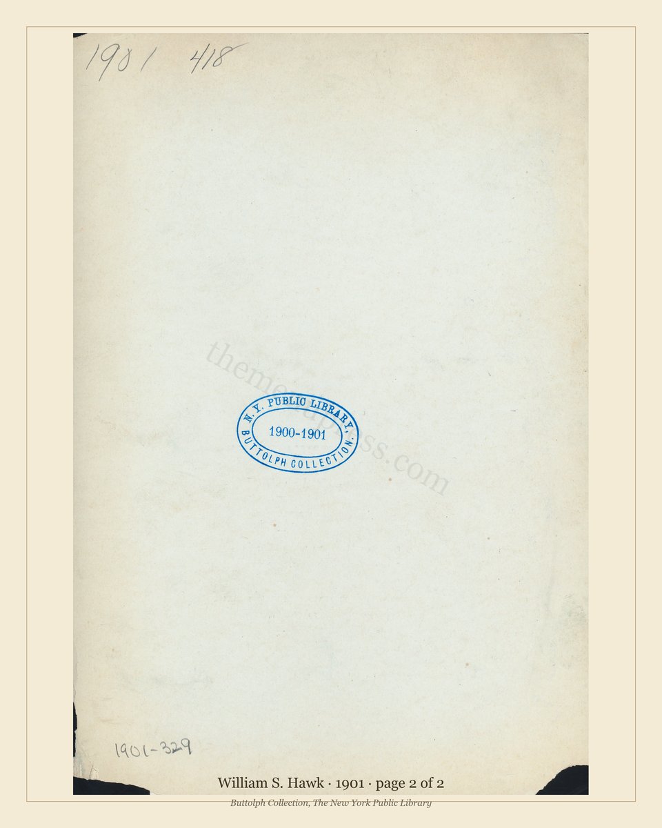 Vintage menu — page 2 of 2